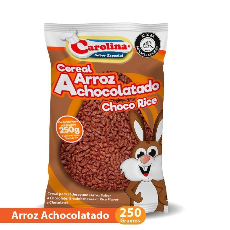 Cereal Carolina Arroz Achocolatado 250 Gr