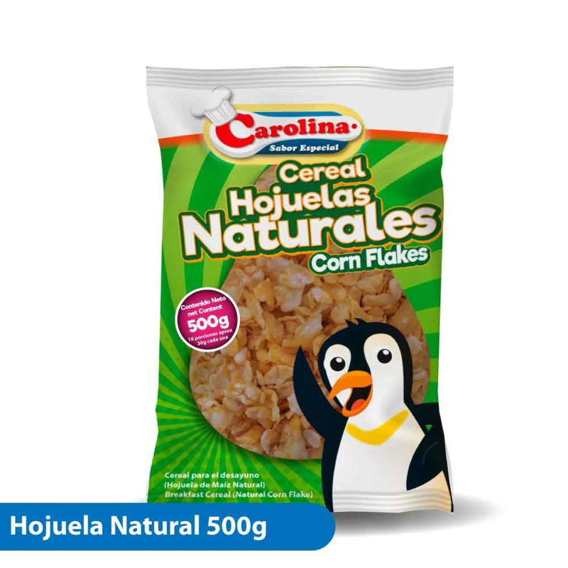 Cereal Carolina Hojuelas Azucaradas 500 Gr