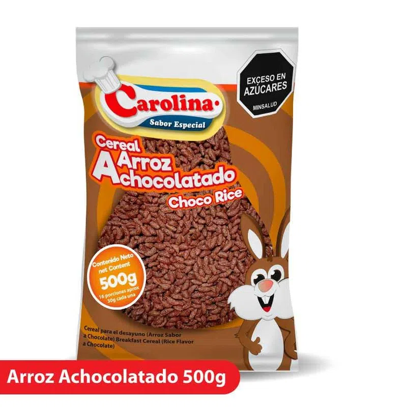Cereal Carolina Arroz Achocolatado 500 Gr