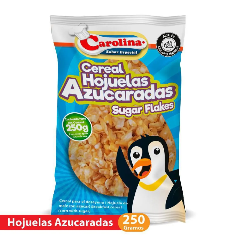 Cereal Carolina Hojuelas Azucaradas 250 Gr