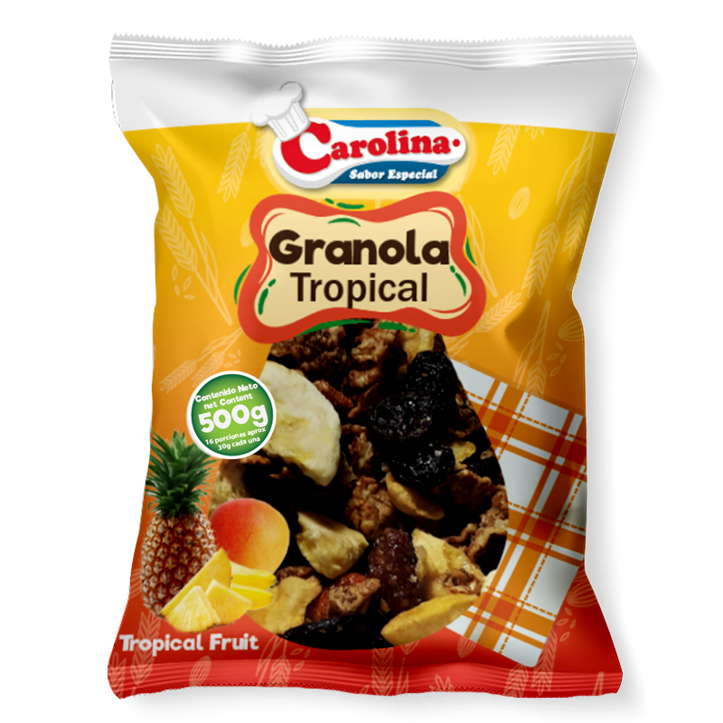 Granola Carolina Tropical 500 Gr