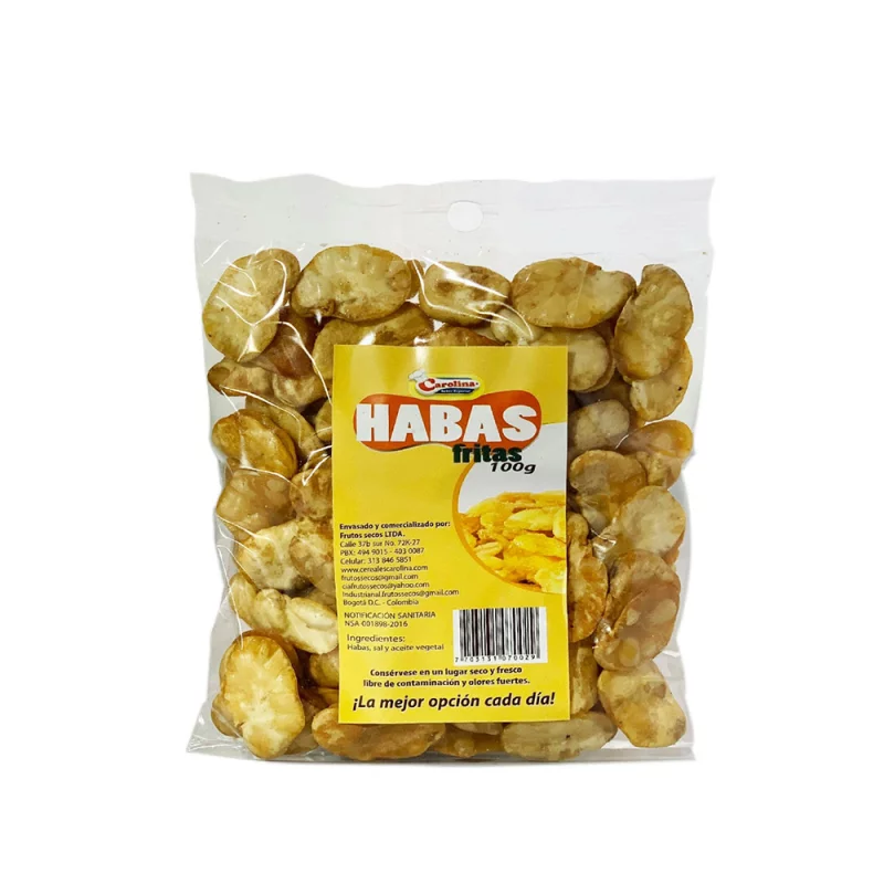 Habas Fritas Carolinax100g
