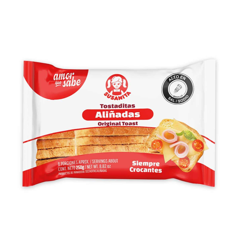 Tostadas Susanita Alinada 250 Gr