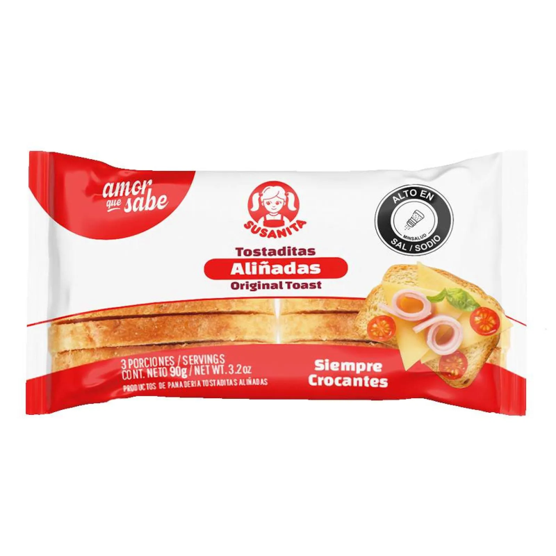 Tostadas Susanita Alinada 90 Gr