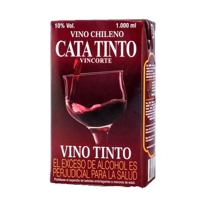 Vino Cata Tinto Tetrapack 1000 Ml