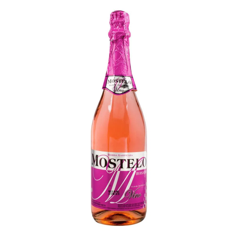 Vino Mostelo Tipo Champana Rosada 750 Ml
