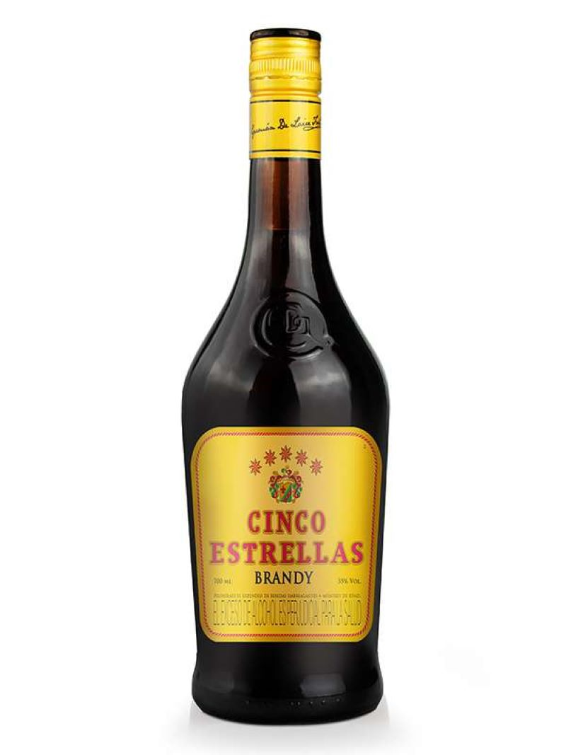 Brandy Cinco Estrellas 700 Ml