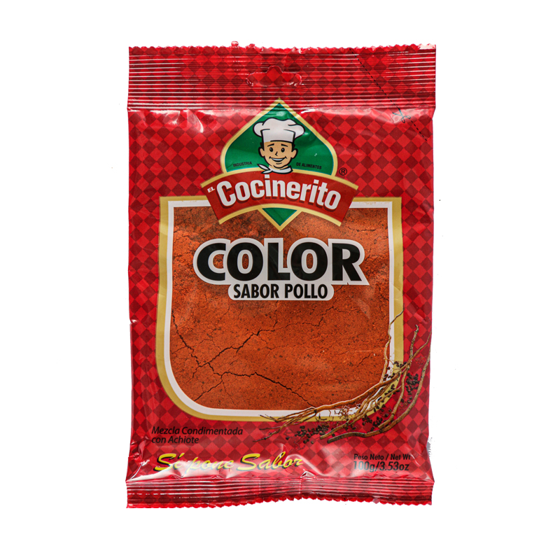 Color Cocinerito Sabor A Pollo 100 Gr