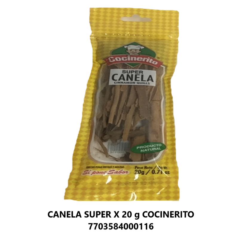 Canela Cocinerito Super 20 Gr