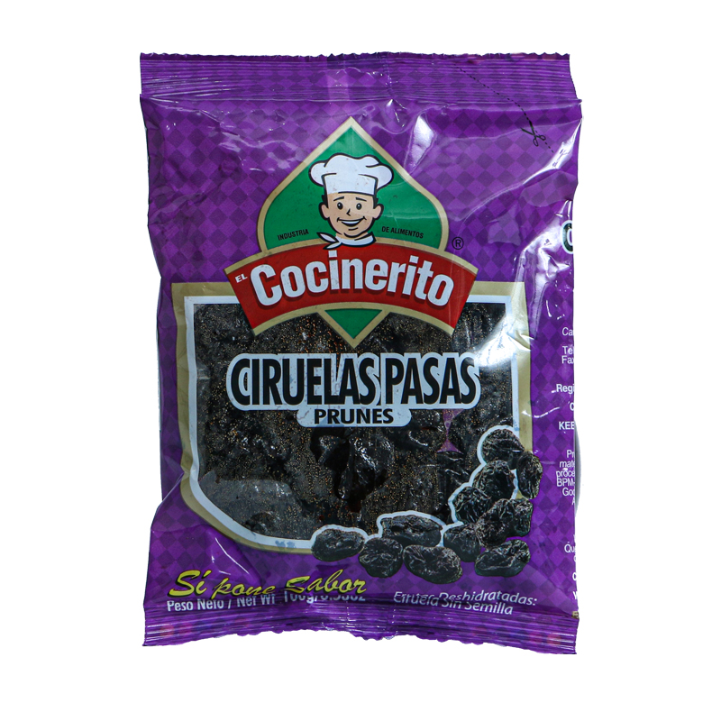 Ciruelas Pasas Cocinerito Sin Semilla 1000 Gr