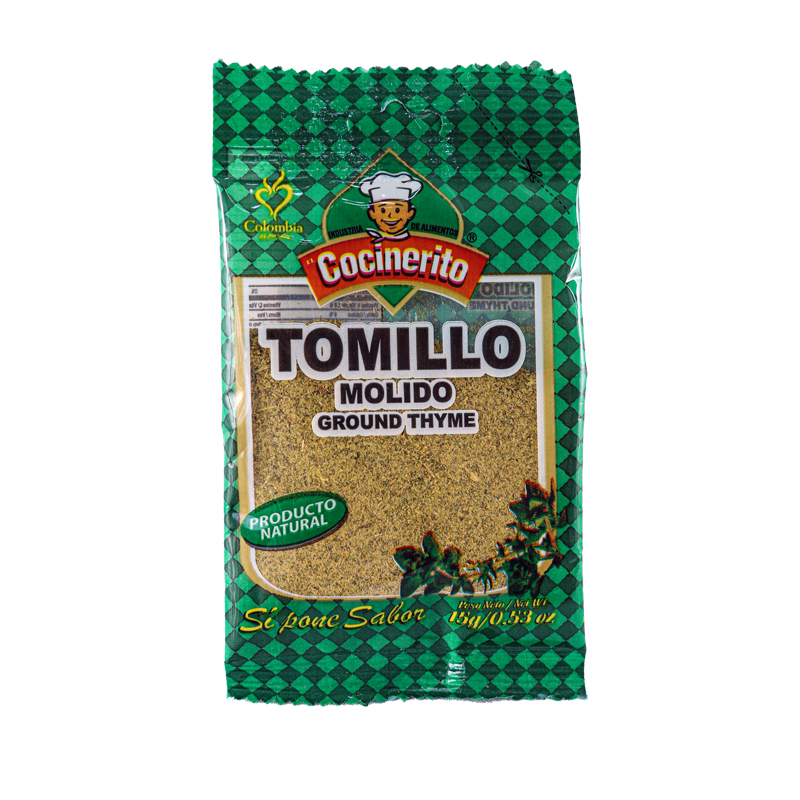 Tomillo Cocinerito Molida 15 Gr