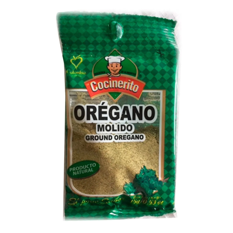 Oregano Cocinerito Molido 15 Gr