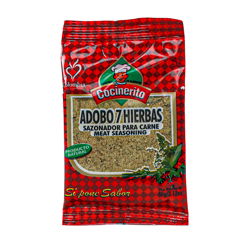 Adobo Cocinerito 7 Hierbas 60 Gr