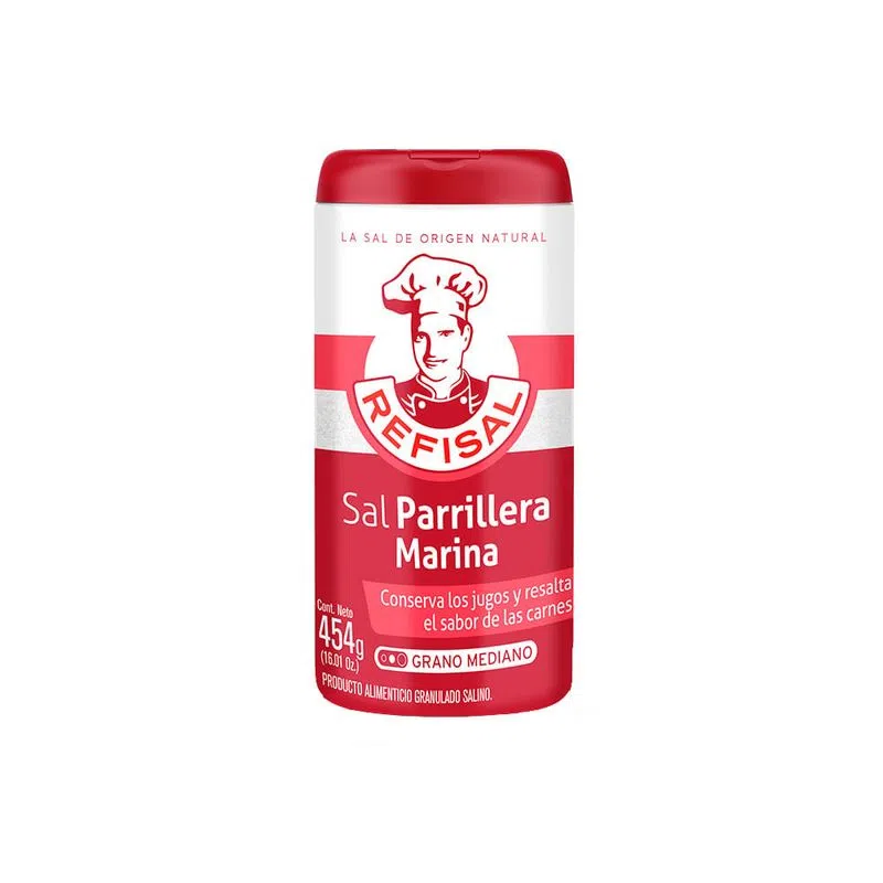 Sal Refisal Parrillera Barril 454 Gr
