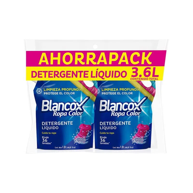 Detergente Liquido Blancox Regular 2 Und 1800 Ml