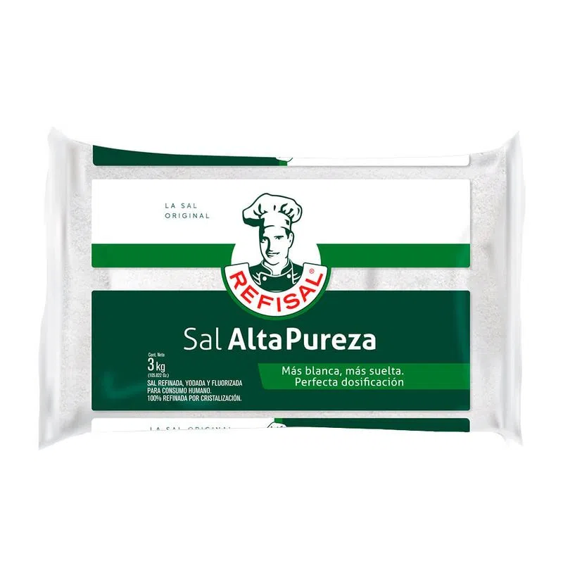Sal Refisal Alta Pureza 3000 Gr
