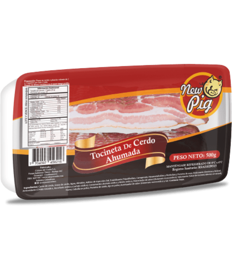 Tocineta Calypso Ahumada 500 Gr