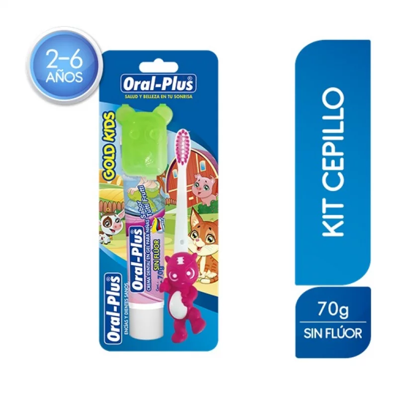 Cepillo Dental Gold + Crema X 70g + Proteccion