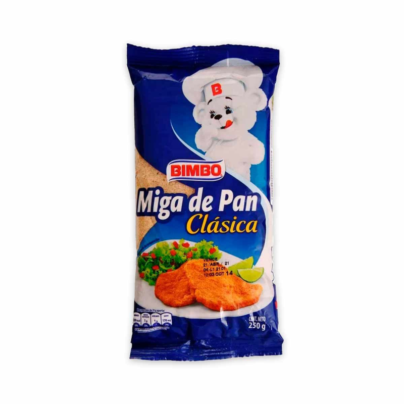 Miga De Pan Bimbo 250 Gr