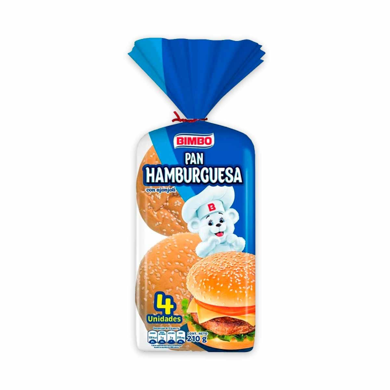 Pan Bimbo Hamburguesa 210 Gr