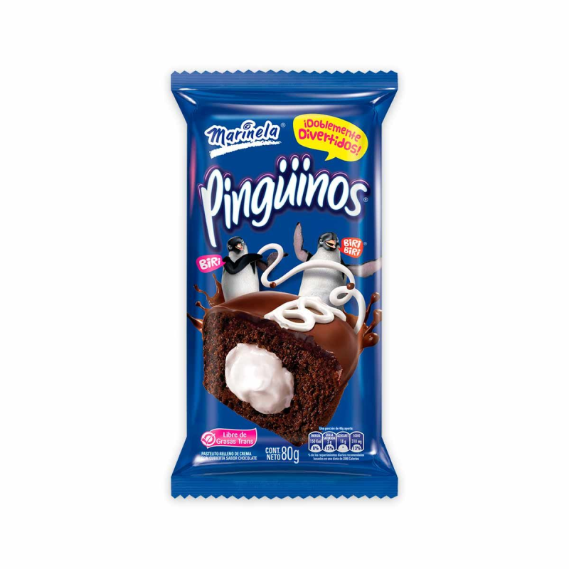Ponque Pinguinos Marisela 80 Gr