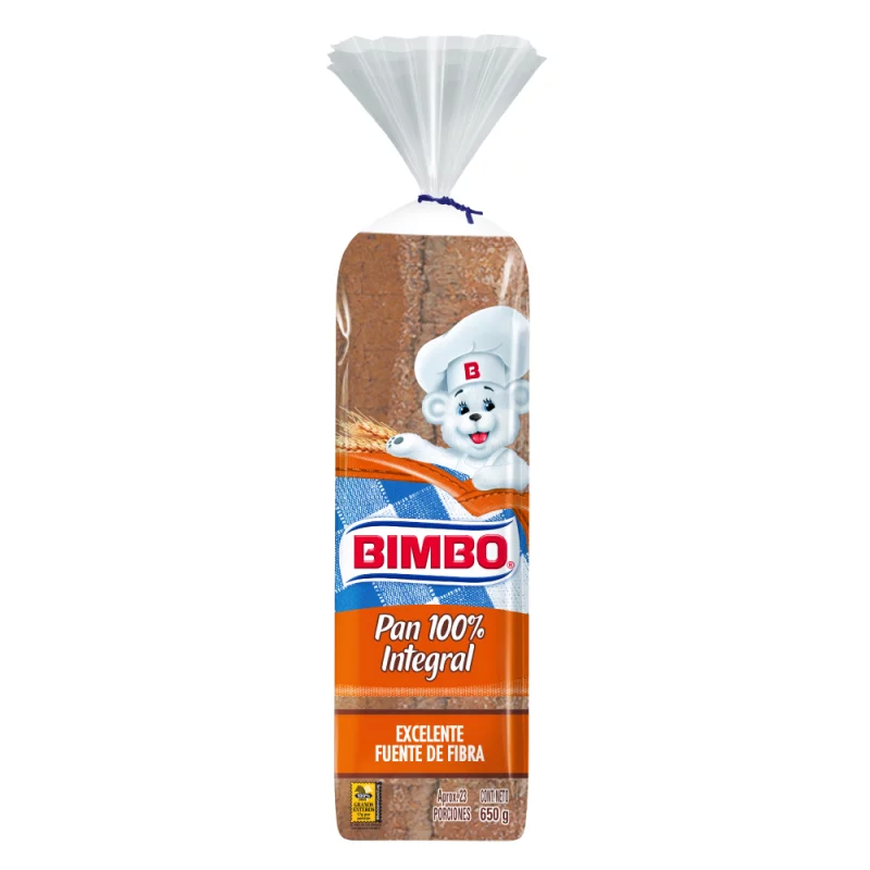 Pan Bimbo Integral 650 Gr