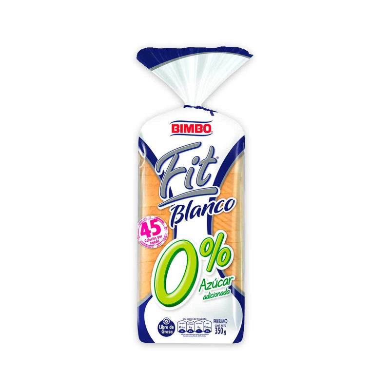 Pan Bimbo Blanco Fit 350 Gr