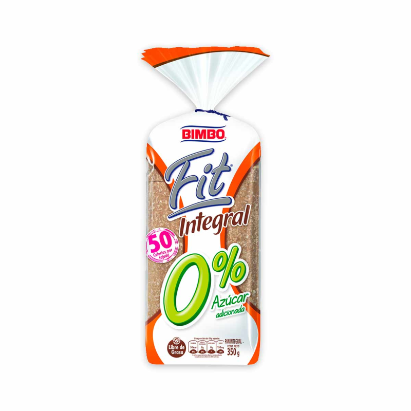 Pan Bimbo Integral 350 Gr