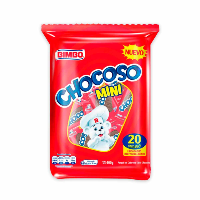 Mini Bimbo Chocoso 400 Gr