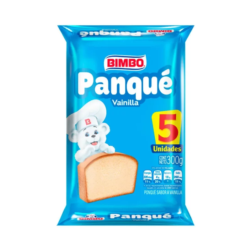 Panque Bimbox300g Vainilla