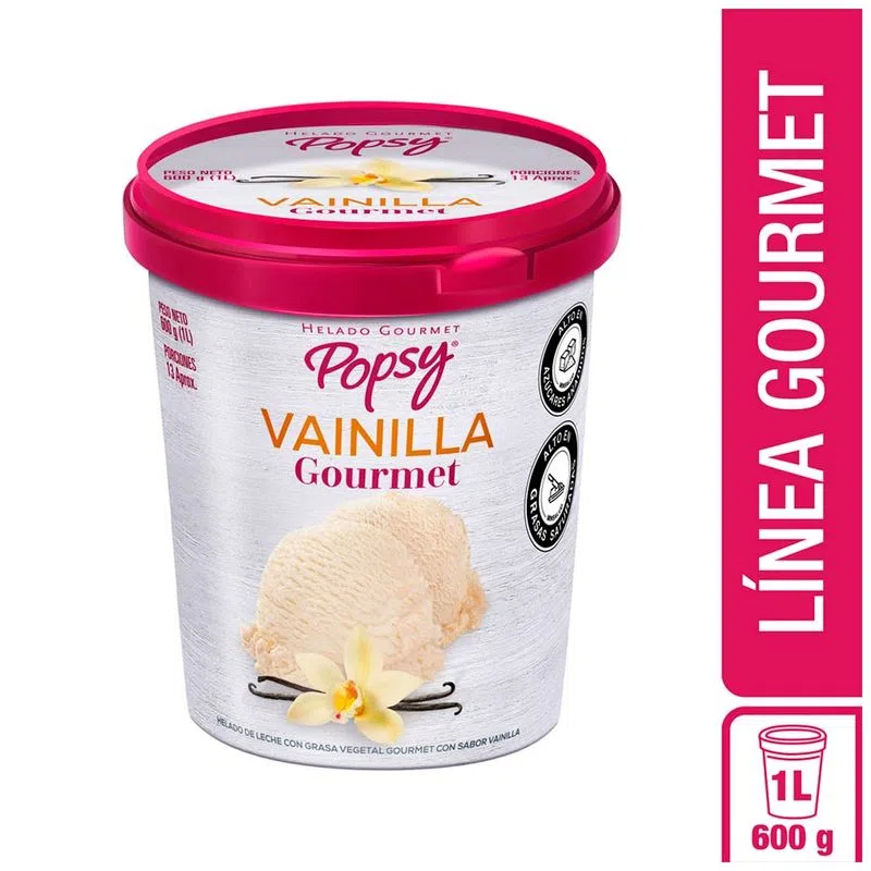 Helado Popsy Vainilla Gourmet 1