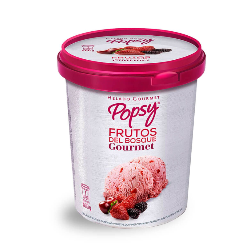 Helado Popsy Frutas Del Bosque Gourmet 1