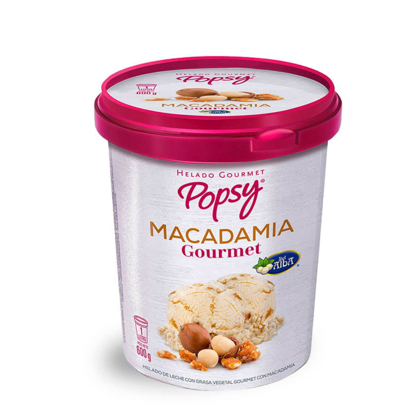 Helado Popsy Macadamia Gourmet 1