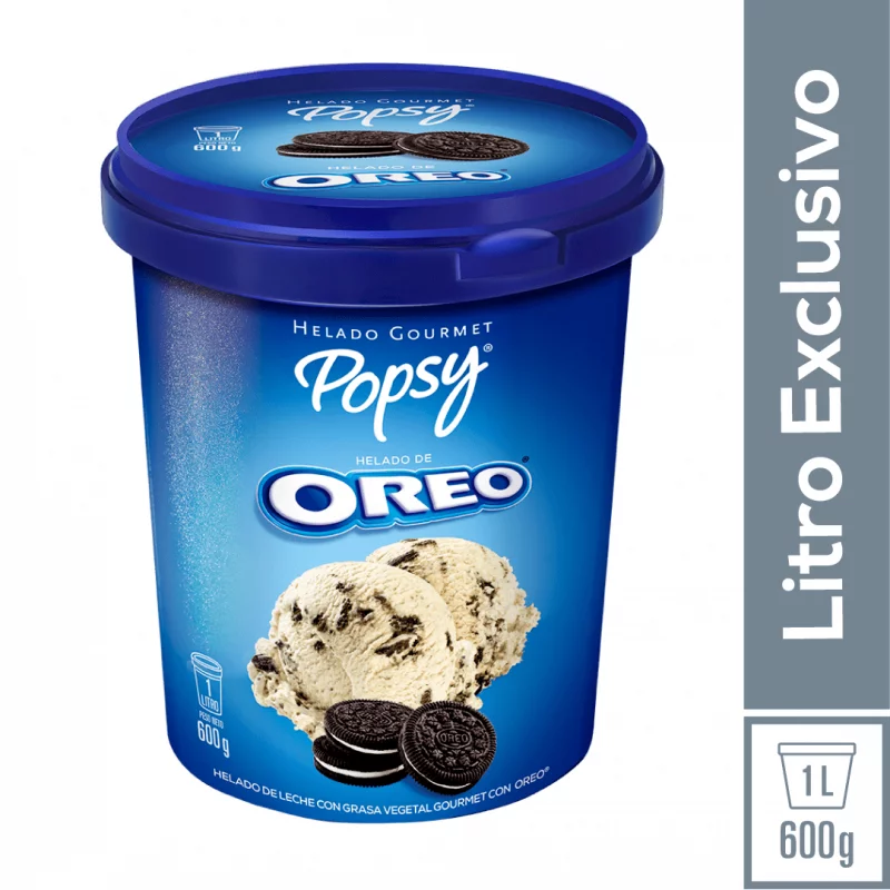 Helado Popsyx1l Oreo Gourmet