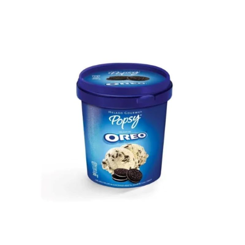 Helado Oreo Popsy 1/2 Litro Gourmet