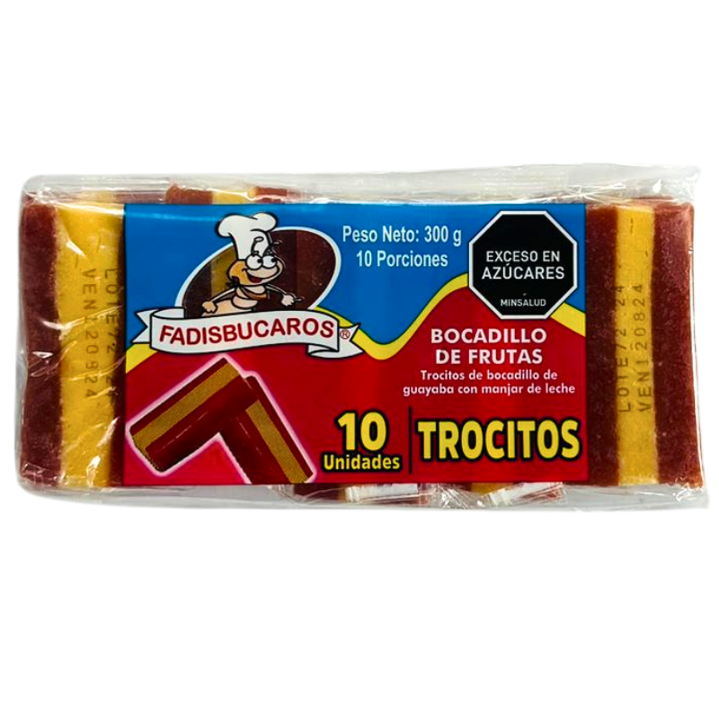 Bocadillo Fadisbucaro 10 Und 300 Gr