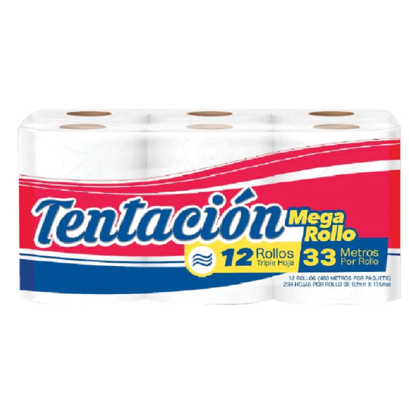 Papel Higienico Tentacion 12roll