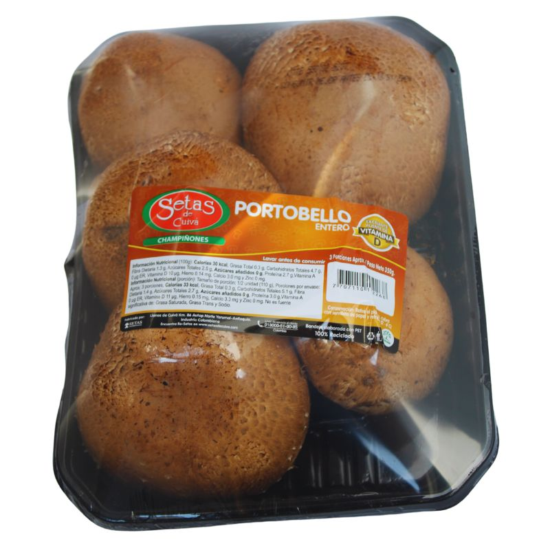 Champinon Portobello Bandej Tajado 350g