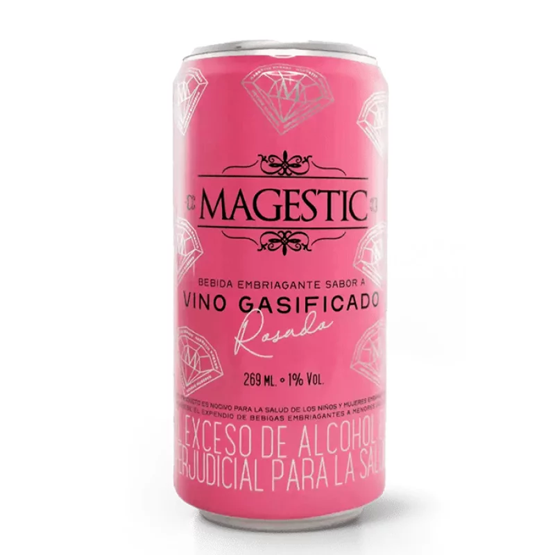 Bebida Gasificada Magestic Rosada Lata 269 Ml