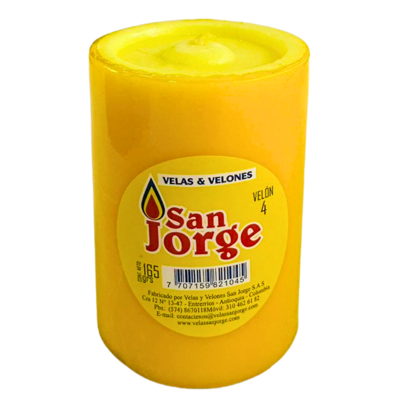 Velon San Jorge #4 Colores Surtidos 4 Colores Surtidos