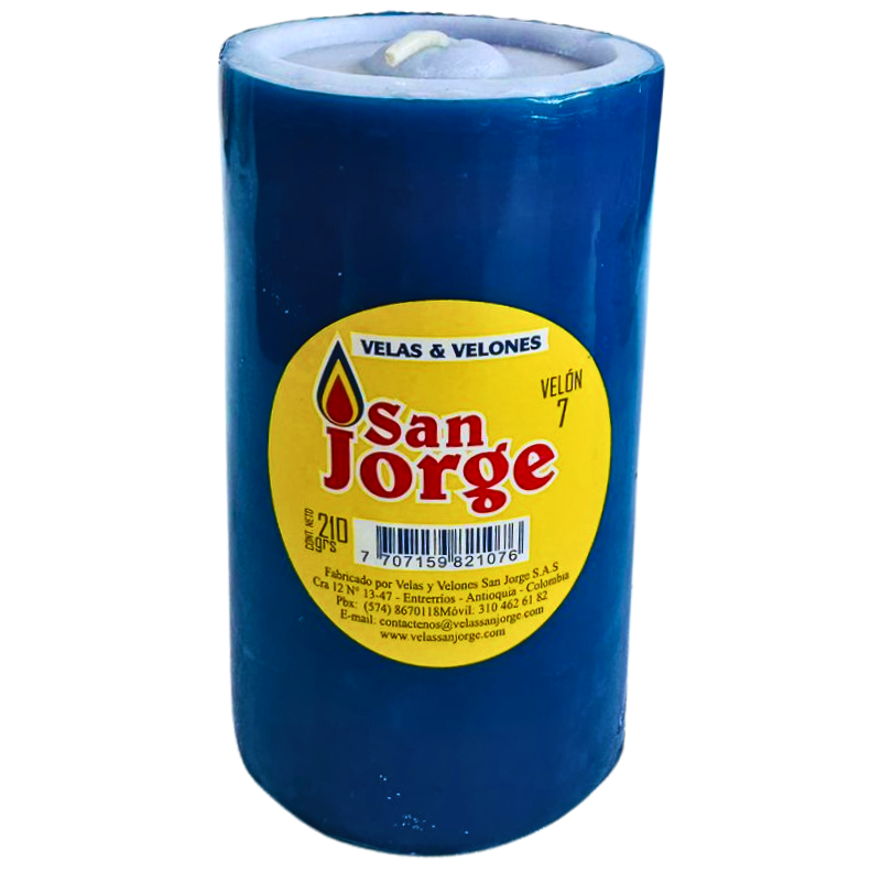 Velon San Jorge #7 Colores Surtidos 7 Colores Surtidos