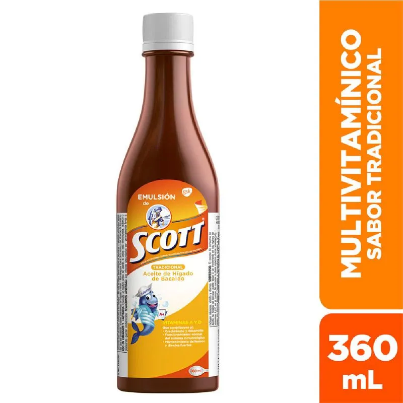 Emulsion Scott Tradicional 360 Ml