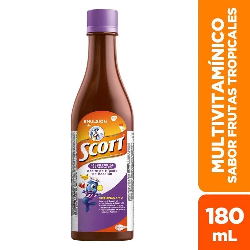 Emulsion Scott Tropical 180 Ml