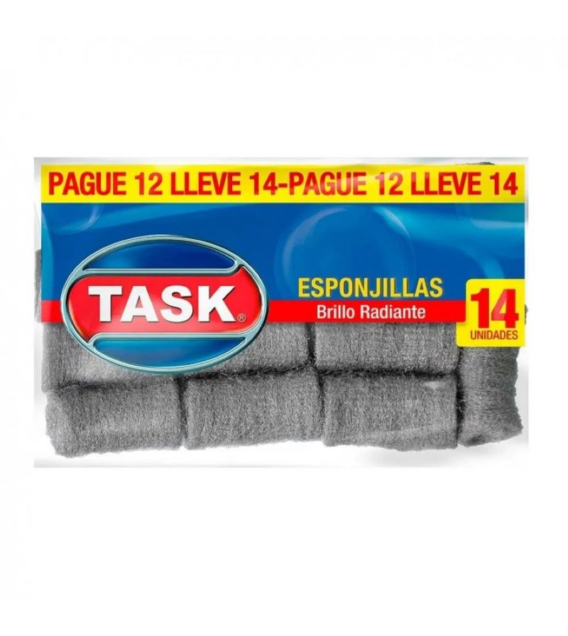 Esponjilla Task Pague 12 Lleve 14