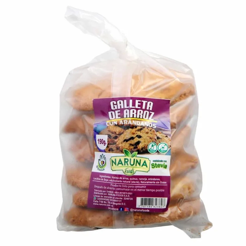Galletas Naruna De Arroz Con Aranda 19og