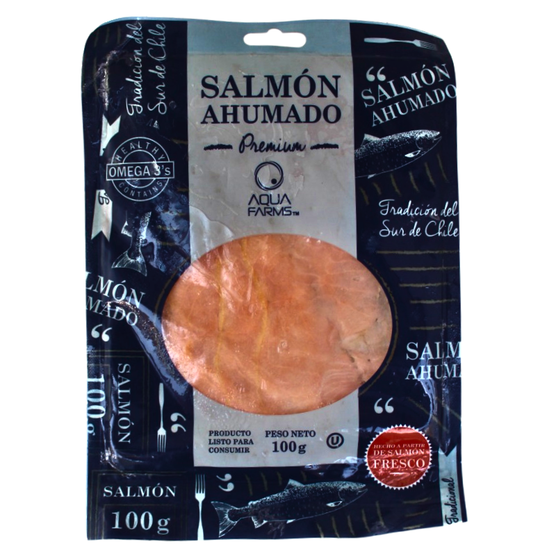 Salmon Atlantic Ahumado 100 Gr