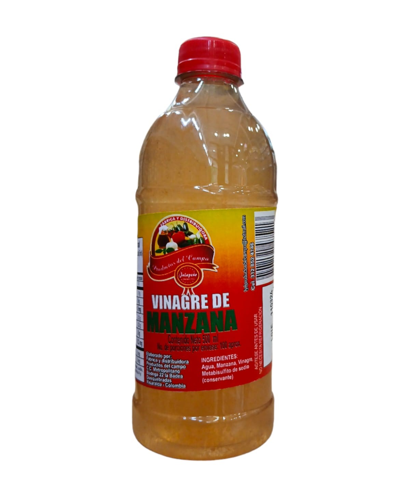 Vinagre Productos Del Campo Manzana 500 Ml