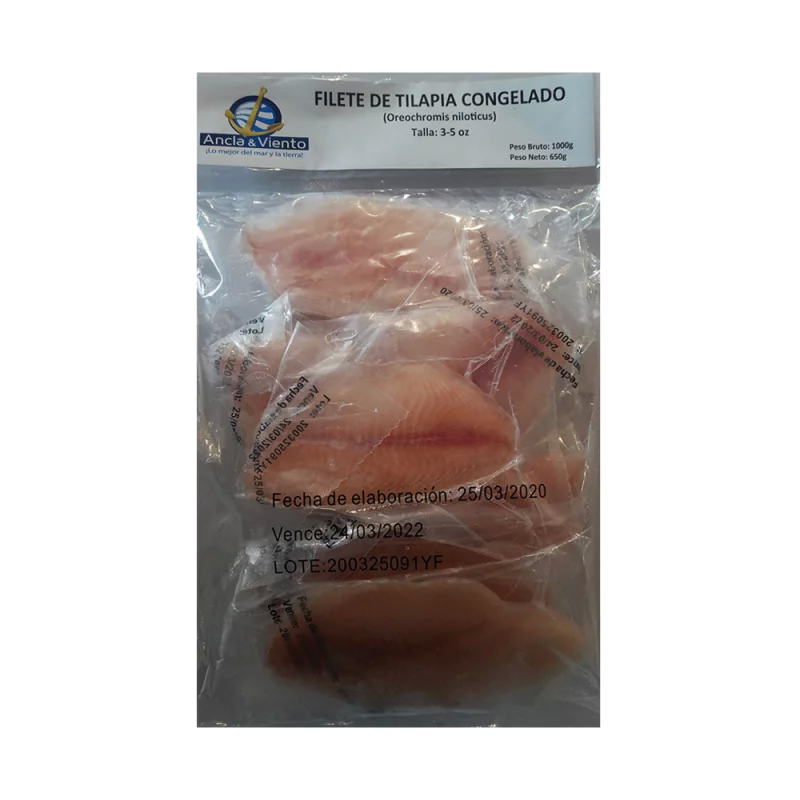 Pescado Ancla Y El Viento Filete De Tilapia 1000 Gr