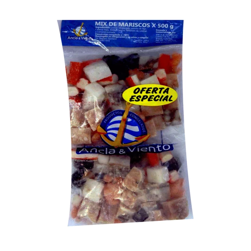 Mix Ancla Y El Viento Mariscos Pague 1 Lleve 2500 Gr
