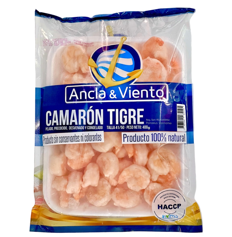 Camaron Ancla Y Viento Tigre 400 Gr